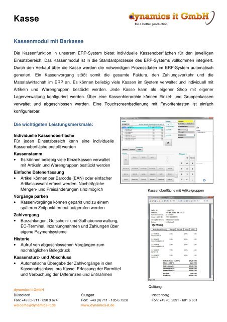 MDE - Maschinendaten - dynamics it GmbH