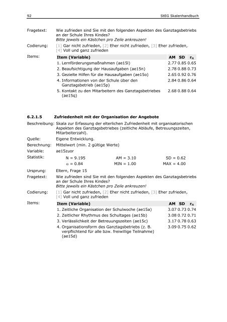 7 Befragung der Schülerinnen und Schüler der Sekundarstufe I