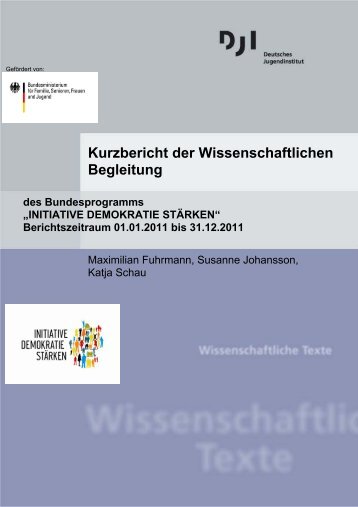 Kurzbericht der Wissenschaftlichen Begleitung - Deutsches ...