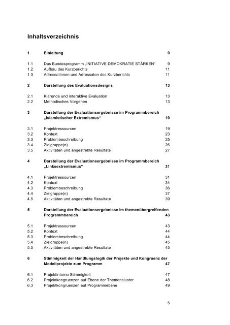 Kurzbericht der Wissenschaftlichen Begleitung - Deutsches ...