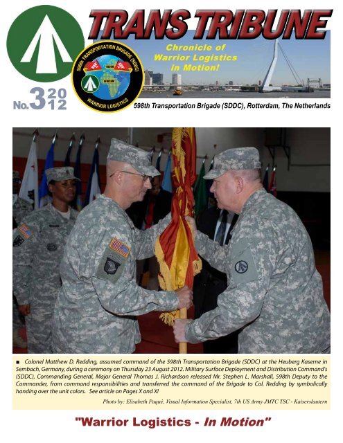 598th Trans BDE SDDC US Army Garrison Benelux