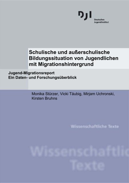 Schulische und außerschulische Bildungssituation - Deutsches ...