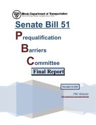 Senate Bill 51 – Prequalification Barriers Committee – Final Report