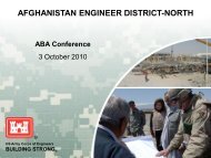 Mazar-e-Sharif Area Office - Afghanistan Engineer District - U.S. Army