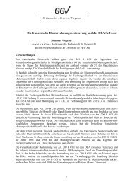 Die französische Hinzurechnungsbesteuerung und das DBA Schweiz