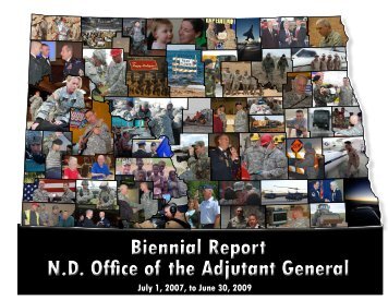 Biennial Report ND Office of the Adjutant General - North Dakota ...