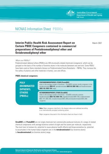 NICNAS Information Sheet PBDEs