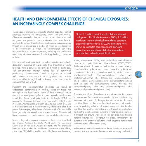 Global Chemicals Outlook - UNEP