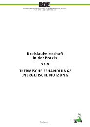 Kreislaufwirtschaft in der Praxis Nr. 5 THERMISCHE ... - BDE