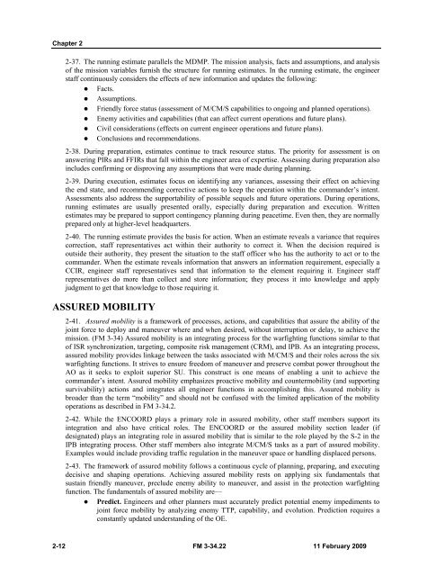 FM 3-34.22 - Army Electronic Publications & Forms - U.S. Army