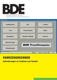 Fahrzeugrechner - BDE