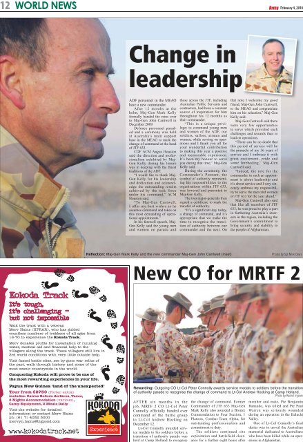 right royal visit p2 7 bde's grand send - Department of Defence