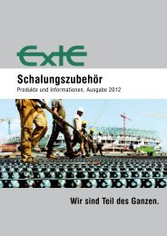 Katalog Schalungszubehör - Deutsch - EXTE