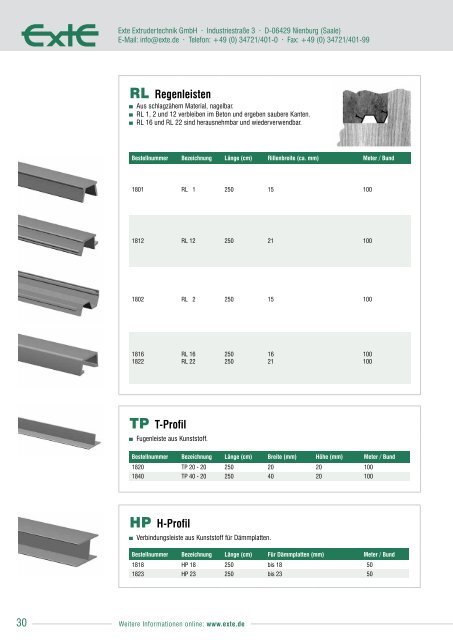 Katalog Schalungszubehör - Deutsch - EXTE