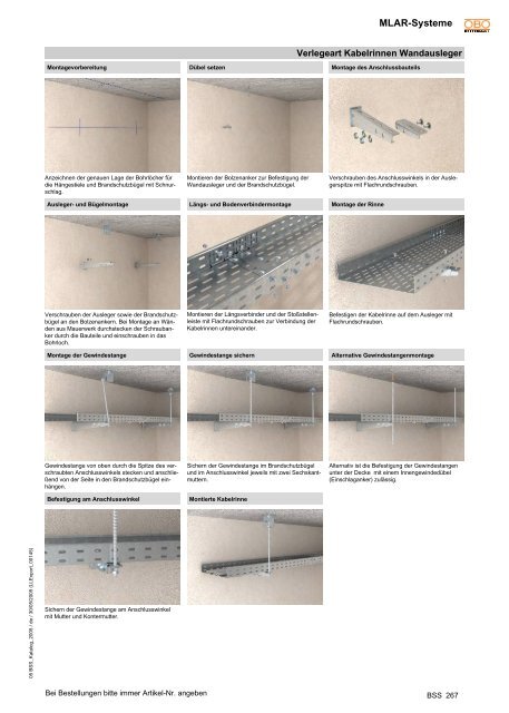 Broschüre / OBO / Katalog BSS MLAR Systeme
