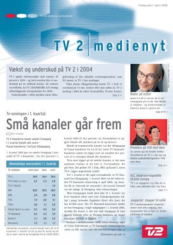 Små kanaler går frem - Tv2