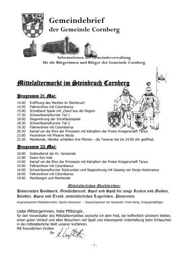 Volkszählung - Zensus 2011 - Cornberg