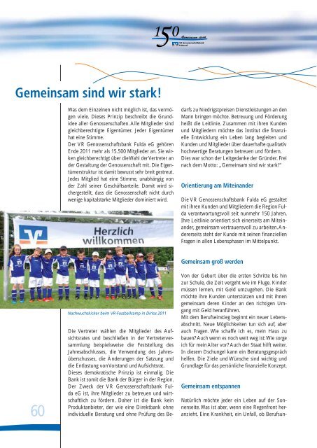 Download der Chronik als PDF - VR Genossenschaftsbank Fulda eG