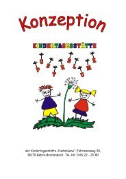 Konzeption Pusteblume - Stadt Bebra