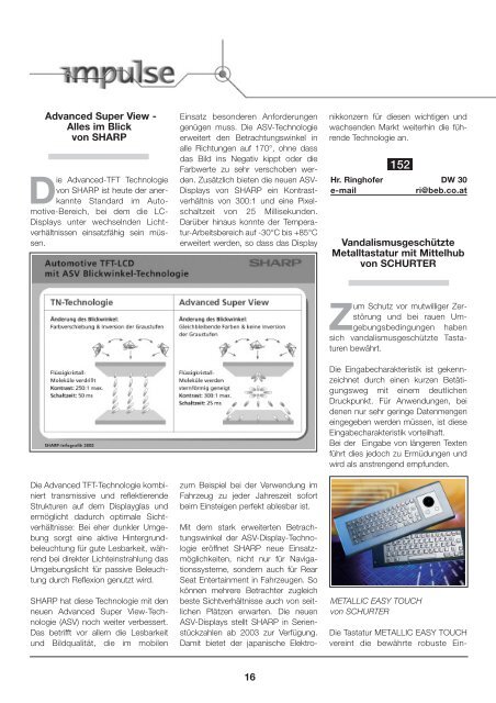 http://www .beb.co.at - Burisch Elektronik Bauteile GmbH