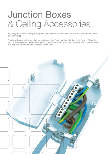 Junction Boxes &amp; Ceiling Accessories - Hager