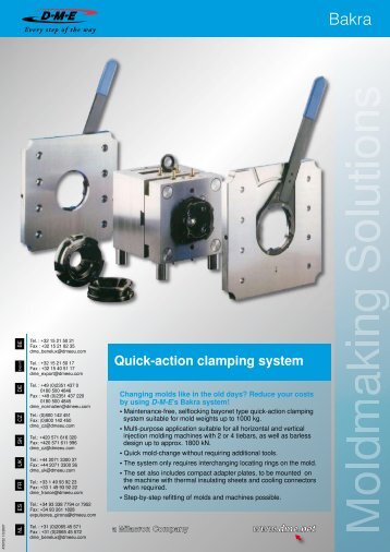 Quick-action clamping system  - DME