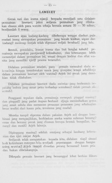 ATJEH jang ka ja Budaja - the Aceh Books website