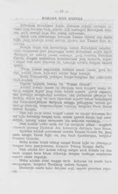 ATJEH jang ka ja Budaja - the Aceh Books website