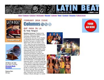 LBMO.com - Latin Beat Magaz... - Latin Beat Magazine