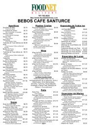 BEBOS CAFE SANTURCE - About Food Net
