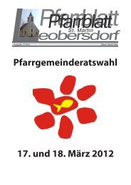 Pfarrblatt 02/2012 - Marktgemeinde Leobersdorf