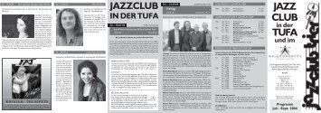 3. Quartal - JAZZ-CLUB TRIER eV