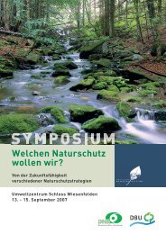 Welchen Naturschutz wollen wir? - beim DNR