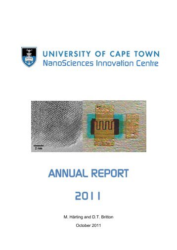 ANNUAL REPORT 2011 - University of Cape Town