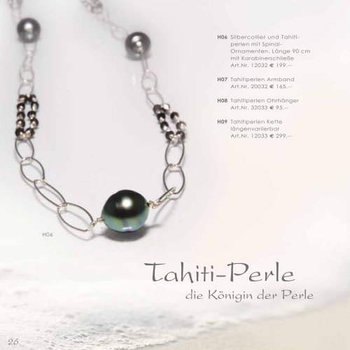 Echte Perle – Echte Freude - Die Perle