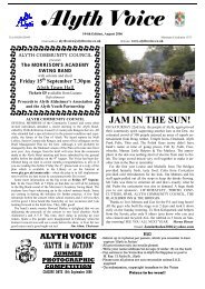 August - Alyth Voice