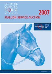 STALLION SERVICE AUCTION