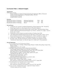 Curriculum Vitae - J. Edward Colgate - Northwestern University