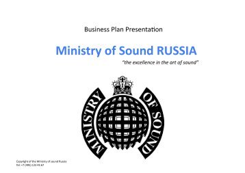 Ministry of Sound RUSSIA