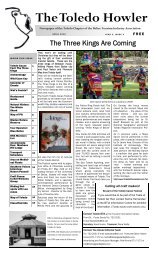 The Toledo Howler - Belize First Magazine