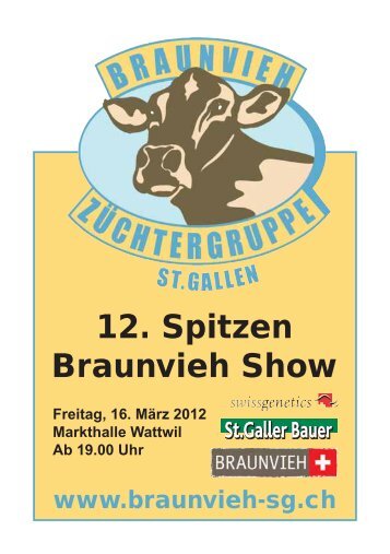 12. Spitzen Braunvieh Show