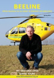 BEELINE - Dorset and Somerset Air Ambulance