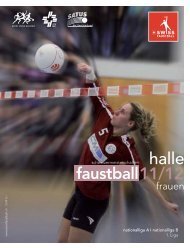 Ein Schützengarten ist überall. - Swiss Faustball