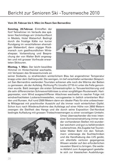 Ausgabe 188 - SAC Sektion Randen