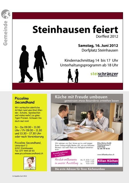 Ausgabe 06/2012 - Aspekte Steinhausen