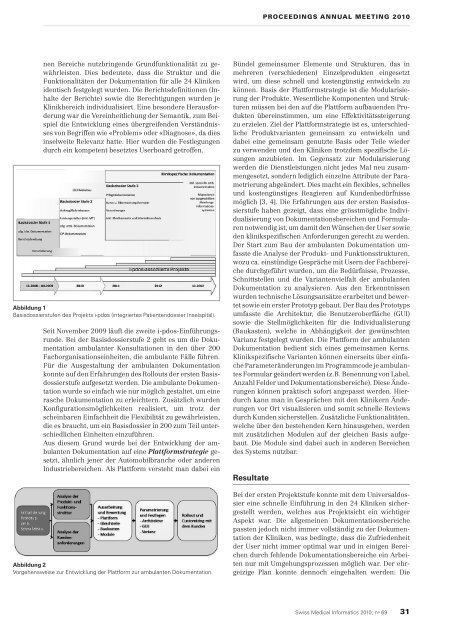 Swiss Medical Informatics SMI 69 - SGMI