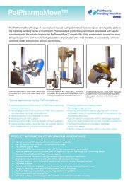 PalPharmaMove Mobile Equipment Datasheet - Palamatic