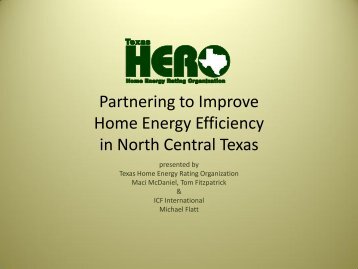 Texas Home Energy Audit Program - nctcog