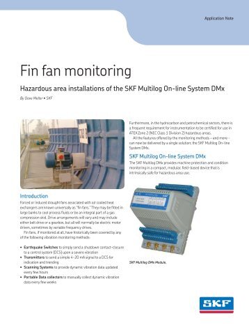 Fin fan monitoring - SKF.com