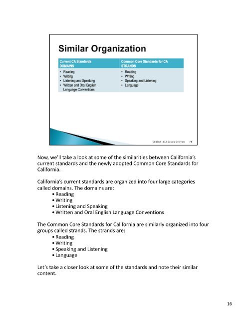 CCSELA General Overview